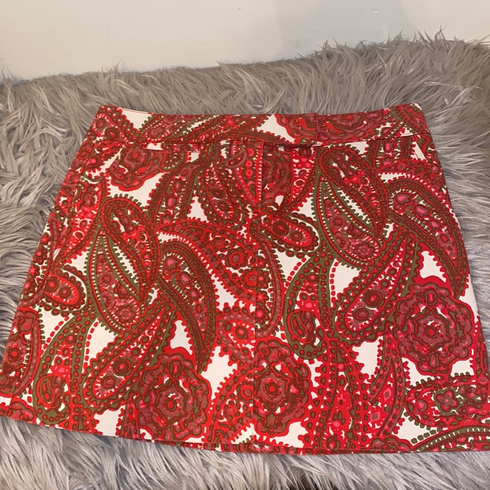 J Crew- paisley skirt preloved